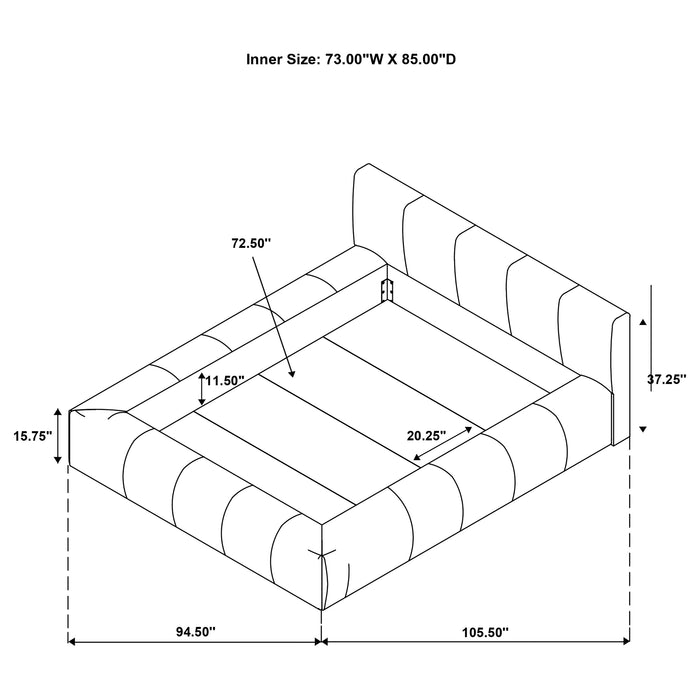 Five Star Furniture - Wilshire Panel Platform Bed