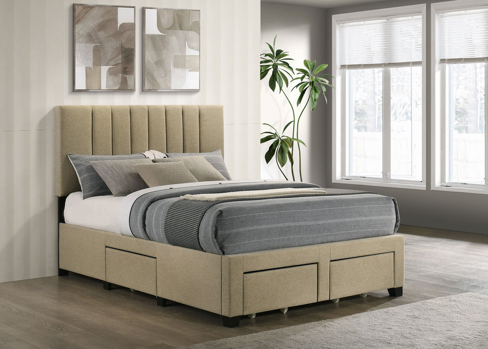 Five Star Furniture - Wheatland Panel Platform Storage Bed