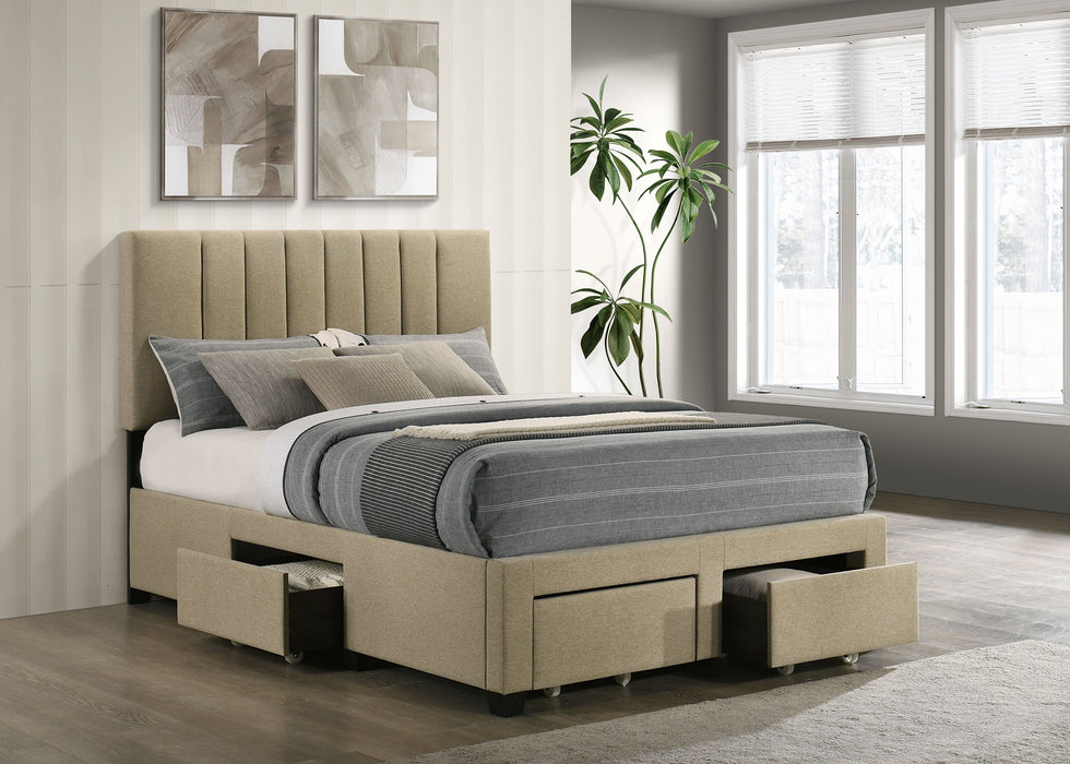 Five Star Furniture - Wheatland Panel Platform Storage Bed