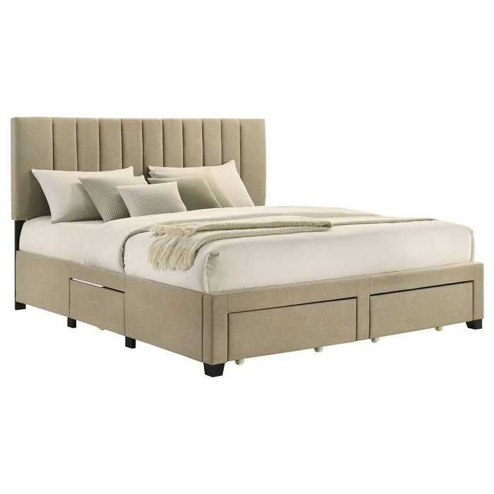 Five Star Furniture - Wheatland Panel Platform Storage Bed