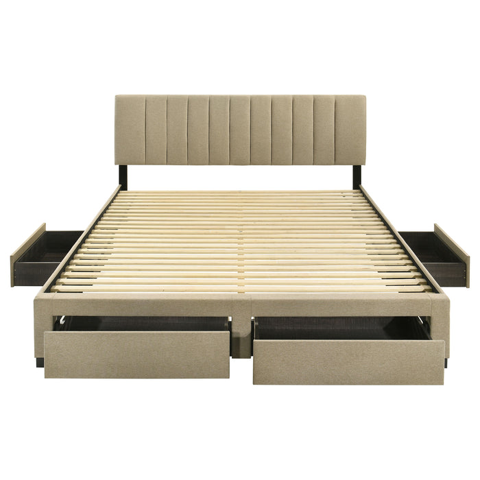 Five Star Furniture - Wheatland Panel Platform Storage Bed