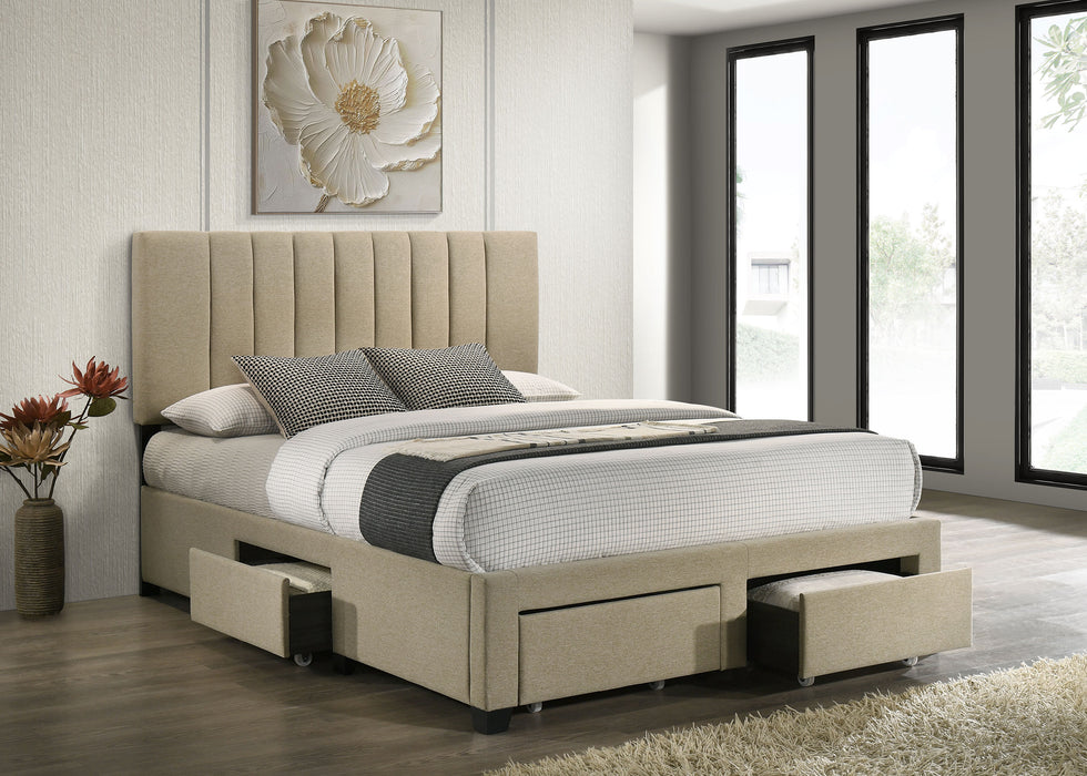 Five Star Furniture - Wheatland Panel Platform Storage Bed