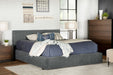 Five Star Furniture - Gregory Upholstered Platform Bed Graphite image