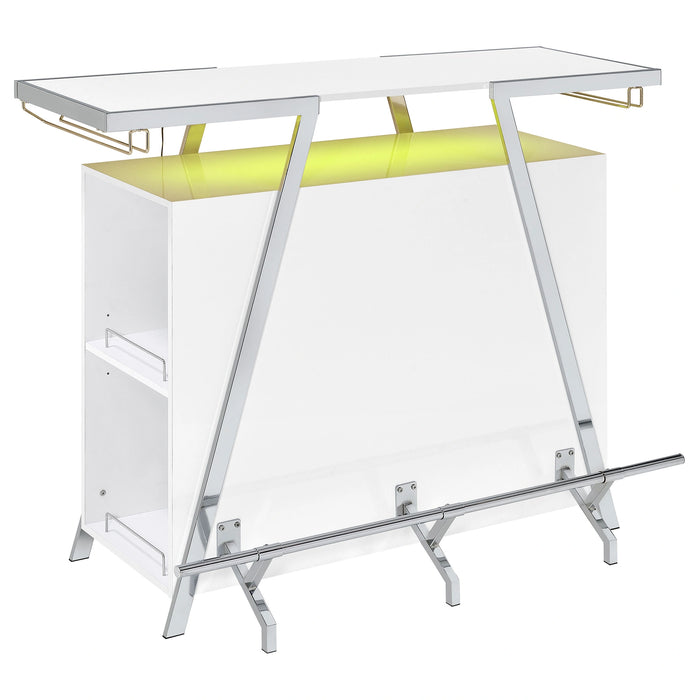 Five Star Furniture - Araceli Home Bar with LED Lighting
