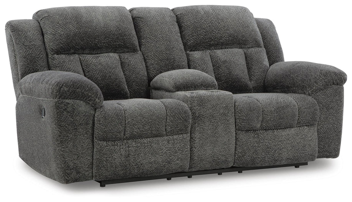 Five Star Furniture - Frohn Reclining Loveseat with Console