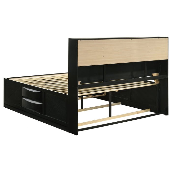 Five Star Furniture - Briana Bookcase Platform Storage Bed