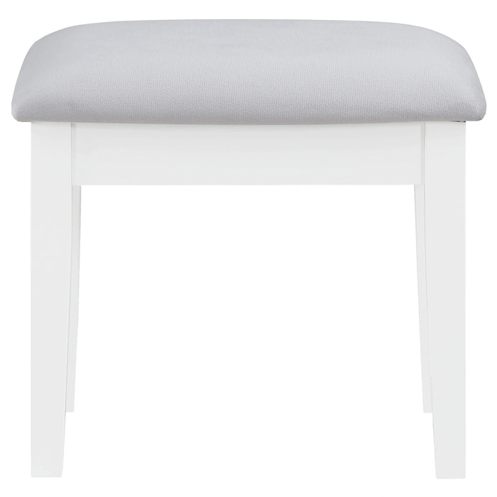 Five Star Furniture - Regina Makeup Vanity Table with LED Mirror and Stool