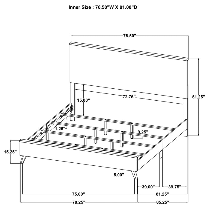 Five Star Furniture - Kaywood Panel Bed