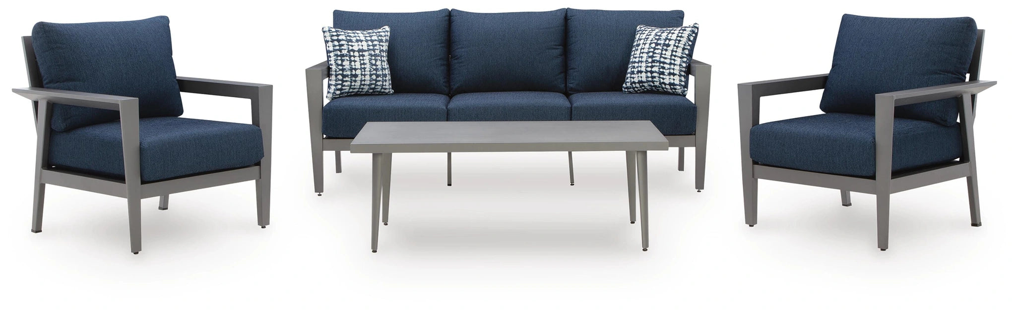 Five Star Furniture - Gali Outdoor Sofa/Chairs/Table Set (Set of 4)