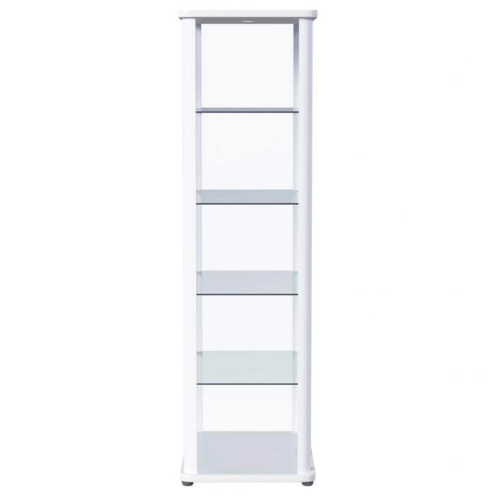 Five Star Furniture - Aero Curio Cabinet with LED Lighting