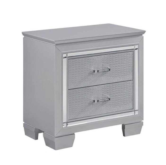 Five Star Furniture - Allura Nightstand in Silver 1916-4