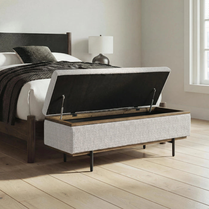 Five Star Furniture - Dettaford Next-Gen Nuvella Storage Bench