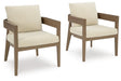 Five Star Furniture - Serene Bay Outdoor Dining Arm Chair with Cushion (Set of 2) image
