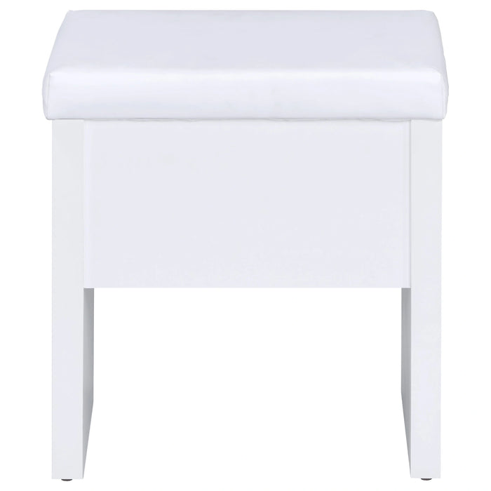 Five Star Furniture - Harvey Makeup Vanity Table with Mirror and Stool