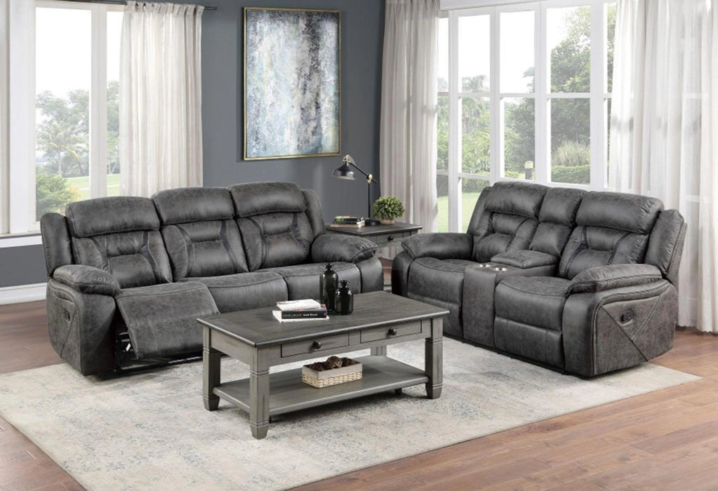 Five Star Furniture - Madrona Hill Double Reclining Sofa in Gray 9989GY-3
