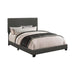 Five Star Furniture - Boyd Twin Upholstered Bed with Nailhead Trim Charcoal image