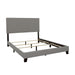 Five Star Furniture - Boyd Eastern King Upholstered Bed with Nailhead Trim Grey image