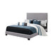 Five Star Furniture - Boyd Twin Upholstered Bed with Nailhead Trim Grey image