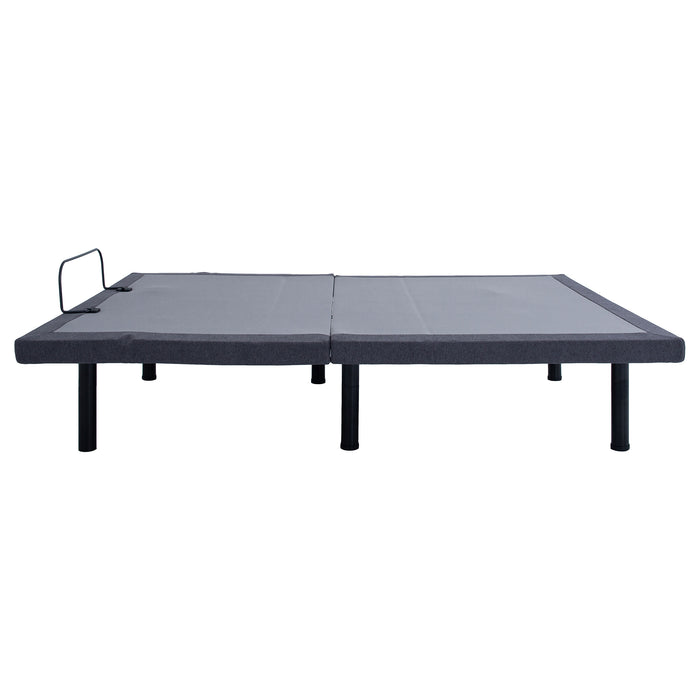 Five Star Furniture - Negan Eastern King, E.King, Queen, & Twin XL Adjustable Bed Base Grey and Black