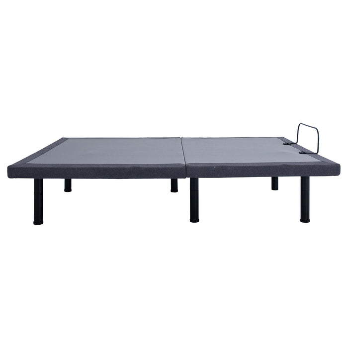 Five Star Furniture - Negan Eastern King, E.King, Queen, & Twin XL Adjustable Bed Base Grey and Black