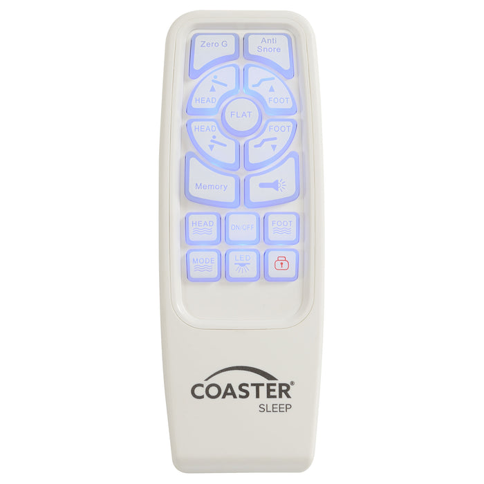 Five Star Furniture - Negan Eastern King, E.King, Queen, & Twin XL Adjustable Bed Base Grey and Black