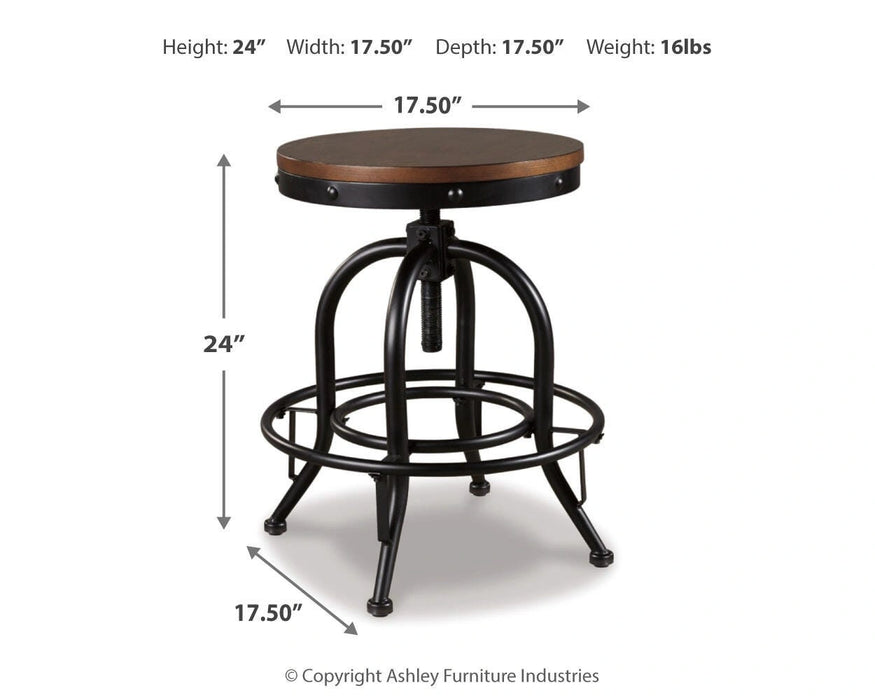 Five Star Furniture - Valebeck Counter Height Bar Stool
