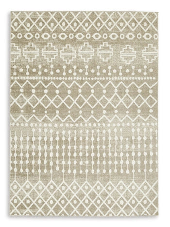 Five Star Furniture - Bunchly 4'11" x 7'2" Washable Rug
