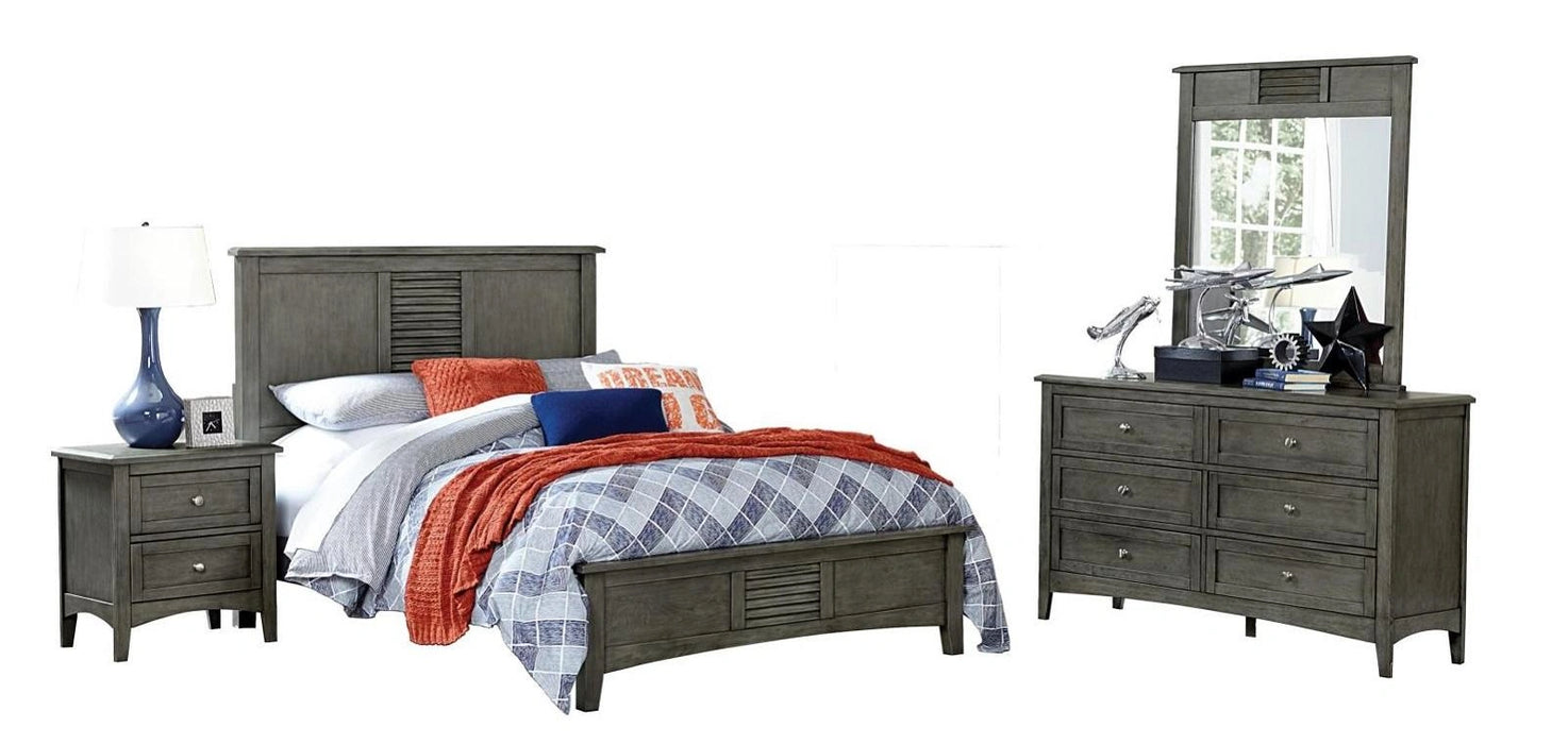 Five Star Furniture - Garcia Queen Panel Bed in Gray 2046-1