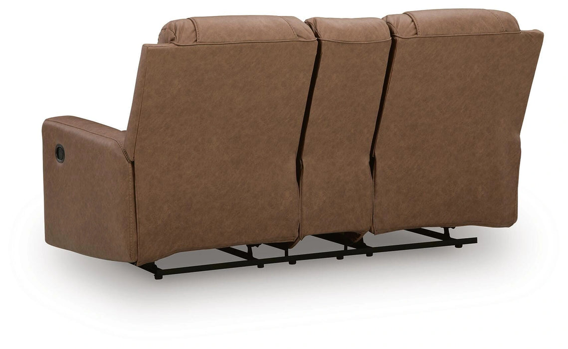 Five Star Furniture - Mackmenville Reclining Loveseat with Console