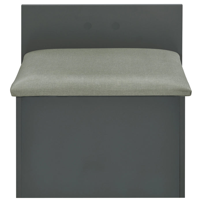Five Star Furniture - Danbury Makeup Vanity Table with LED Mirror and Stool