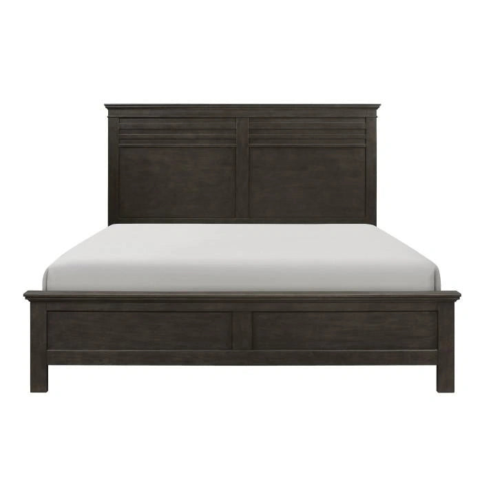 Five Star Furniture - Blaire Farm King Panel Bed in Saddle Brown Wood 1675K-1EK*