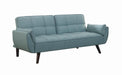 Five Star Furniture - Caufield Biscuit-tufted Sofa Bed Turquoise Blue image