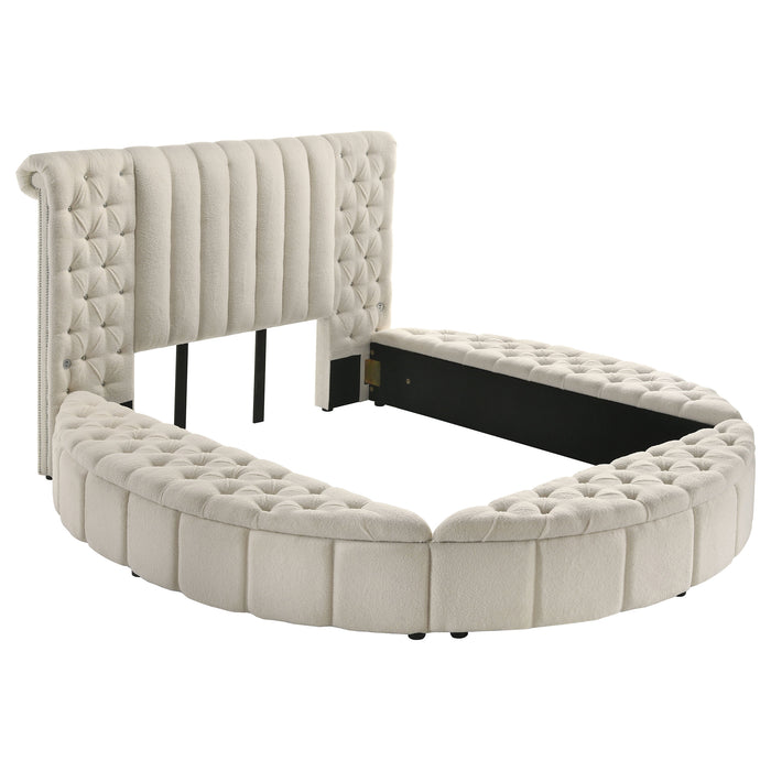 Five Star Furniture - Sonya Panel Floor Storage Bed