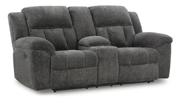 Five Star Furniture - Frohn Reclining Loveseat with Console