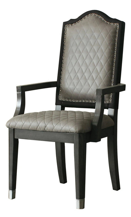 Five Star Furniture - Acme Furniture House Beatrice Arm Chair in Charcoal (Set of 2) 68813