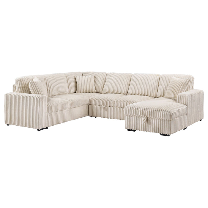 Five Star Furniture - Devonshire Pull-Out Sleeper Sectional Sofa