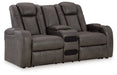 Five Star Furniture - Fyne-Dyme Power Reclining Loveseat with Console - Five Star Furniture & Mattress (GA)