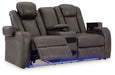 Five Star Furniture - Fyne-Dyme Power Reclining Loveseat with Console - Five Star Furniture & Mattress (GA)