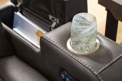 Five Star Furniture - Fyne-Dyme Power Reclining Loveseat with Console - Five Star Furniture & Mattress (GA)