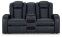 Five Star Furniture - Fyne-Dyme Power Reclining Loveseat with Console - Five Star Furniture & Mattress (GA)