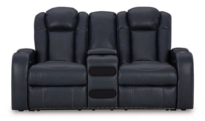 Five Star Furniture - Fyne-Dyme Power Reclining Loveseat with Console - Five Star Furniture & Mattress (GA)