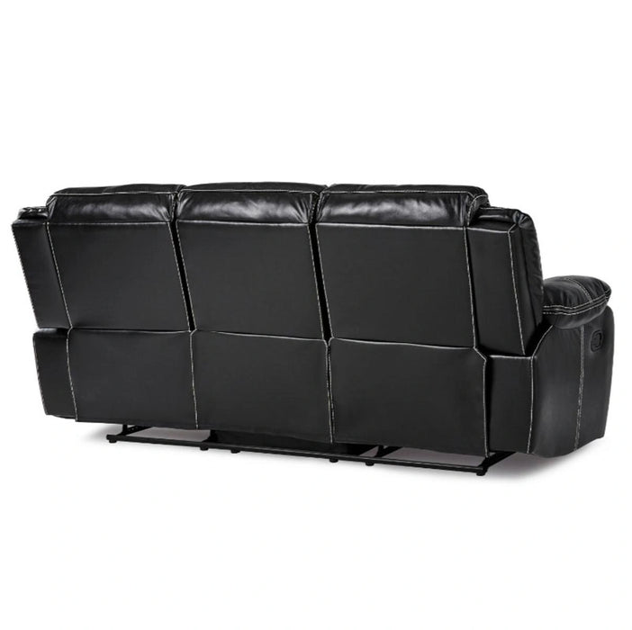 Five Star Furniture - Bastrop Double Reclining Sofa in Black 8230BLK-3