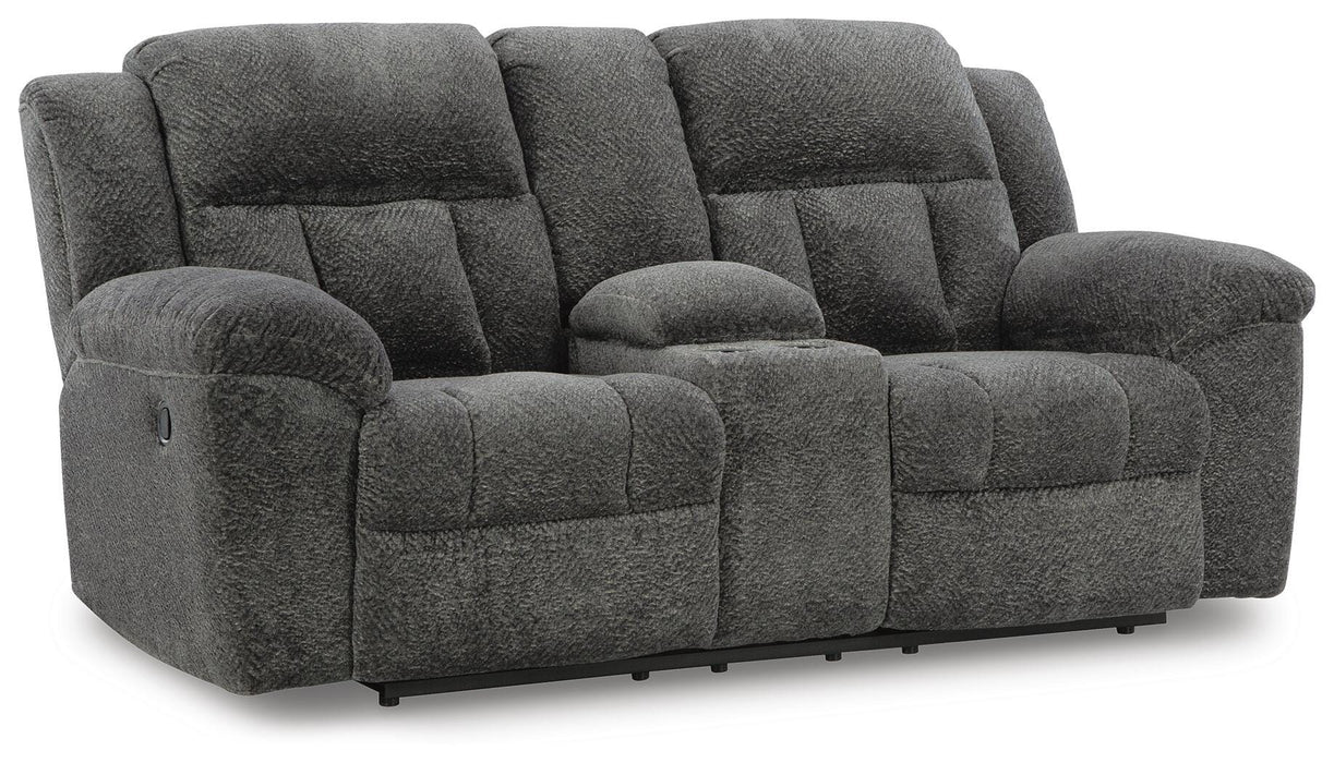 Five Star Furniture - Frohn Reclining Loveseat with Console