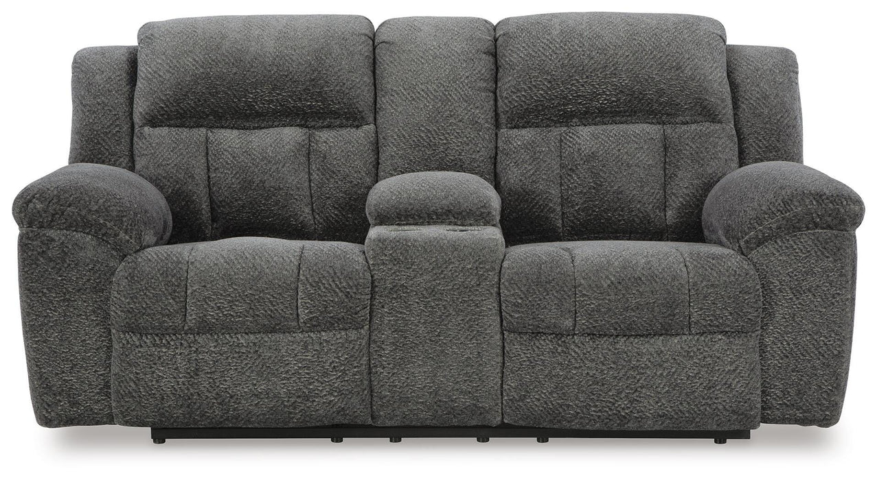 Five Star Furniture - Frohn Reclining Loveseat with Console