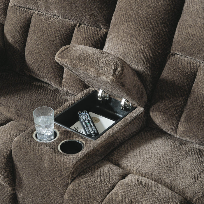 Five Star Furniture - Frohn Reclining Loveseat with Console