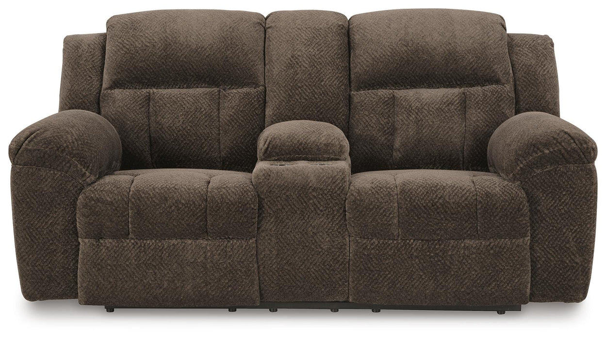 Five Star Furniture - Frohn Reclining Loveseat with Console