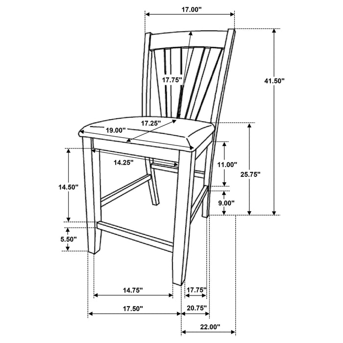 Five Star Furniture - Canfield Counter Height Dining Set
