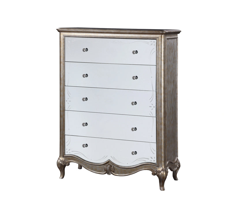 Five Star Furniture - Esteban Antique Champagne Chest
