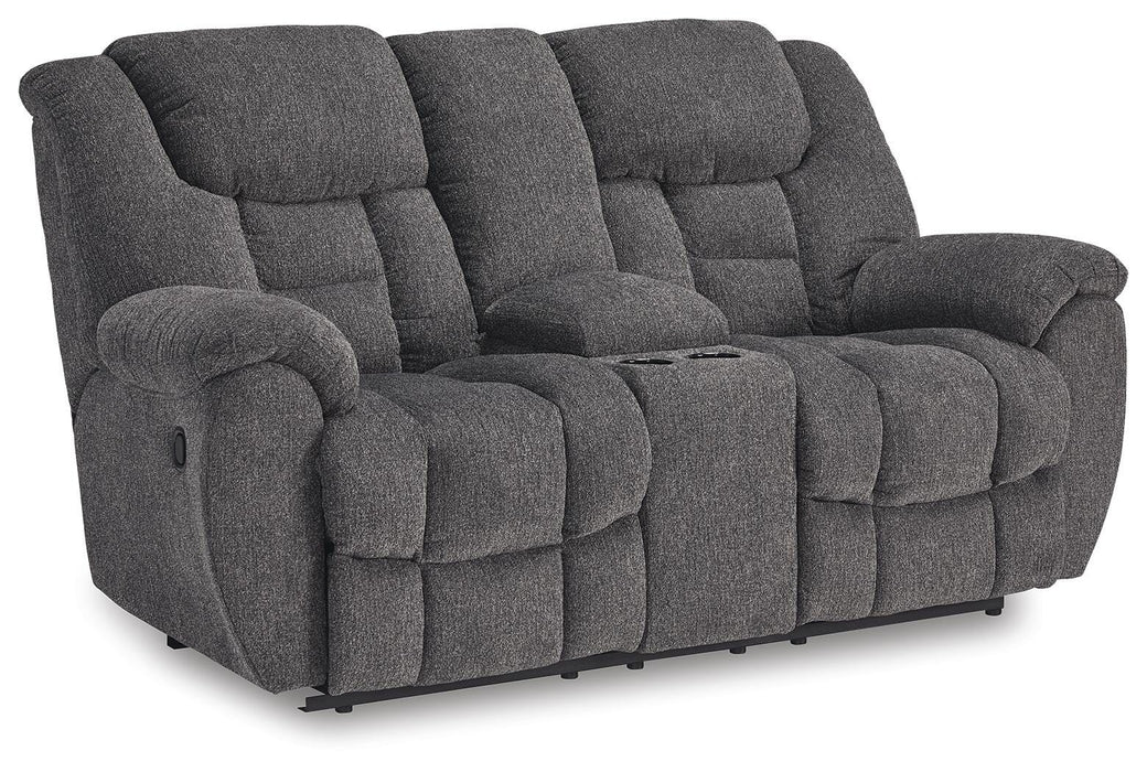 Five Star Furniture - Foreside Reclining Loveseat with Console
