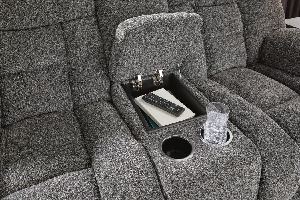 Five Star Furniture - Foreside Reclining Loveseat with Console